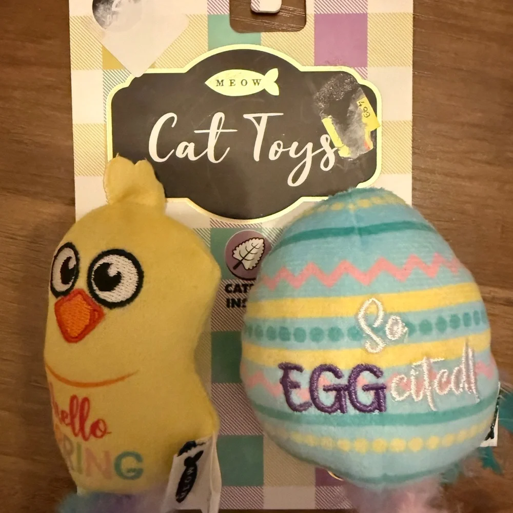 Cat Toy Variety Bundle – 4 Pack Boots & Barkley + Meow Plush Catnip Toys NW
